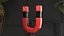 Stylized Magnet - Red