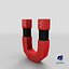 Stylized Magnet - Red