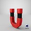 Stylized Magnet - Red