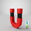 Stylized Magnet - Red