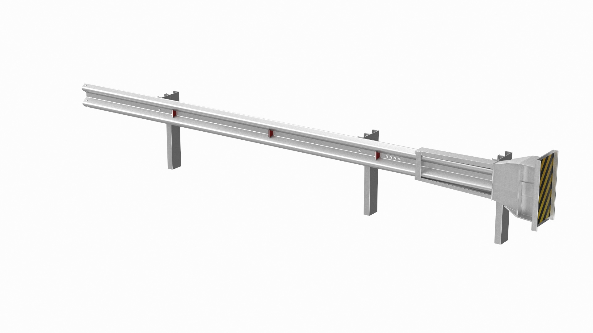 Energy Absorbing Guard Rail 3D Model - TurboSquid 1520985