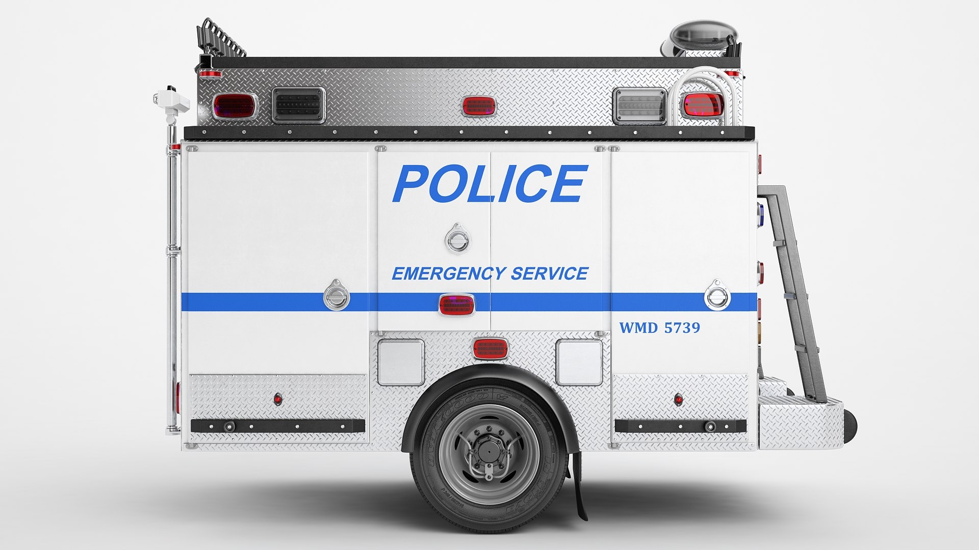 Police Emergency Service Model - TurboSquid 1662313