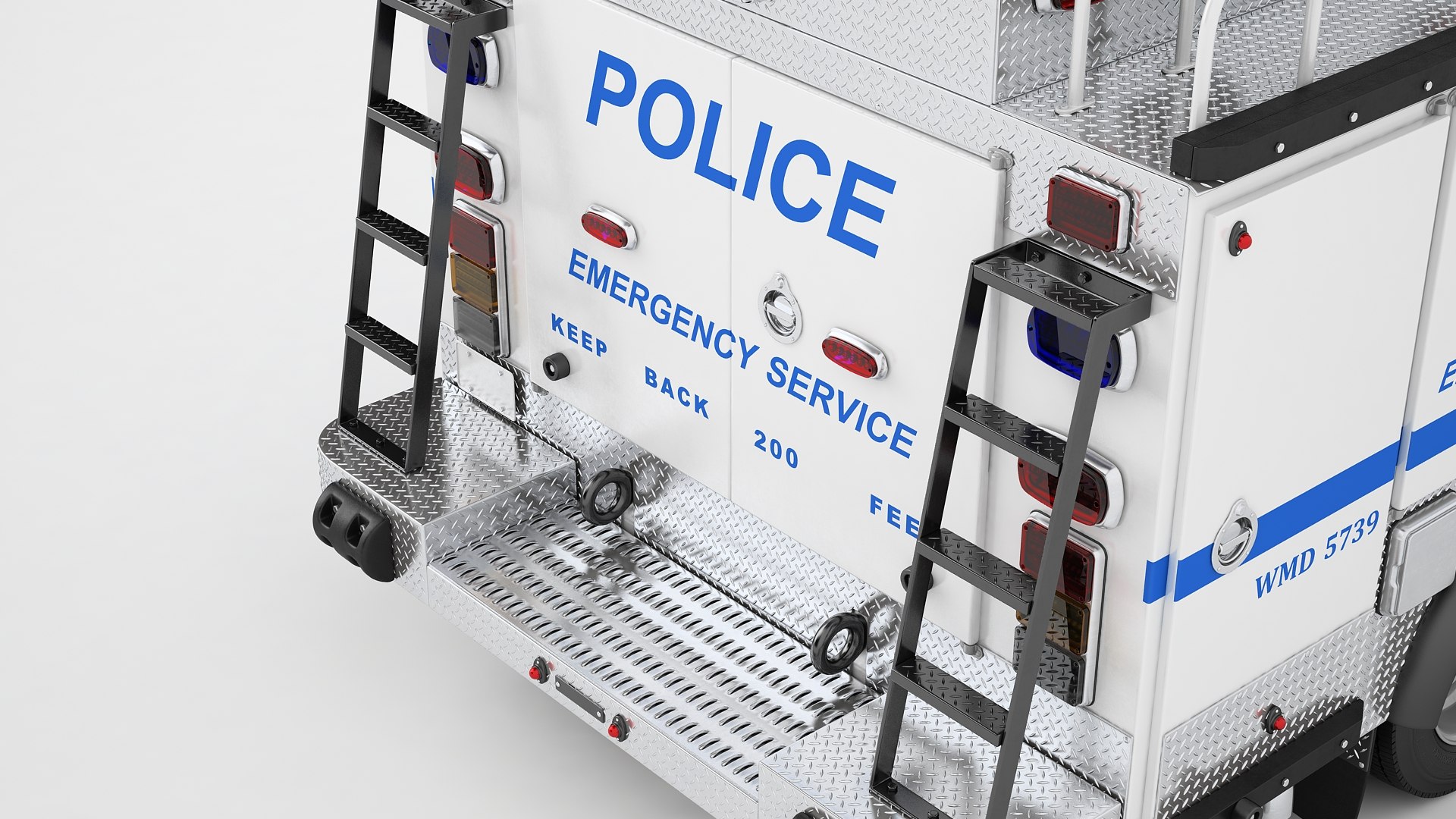 Police Emergency Service Model - TurboSquid 1662313