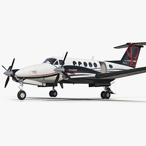 Beechcraft Super King Air 250 3D Model