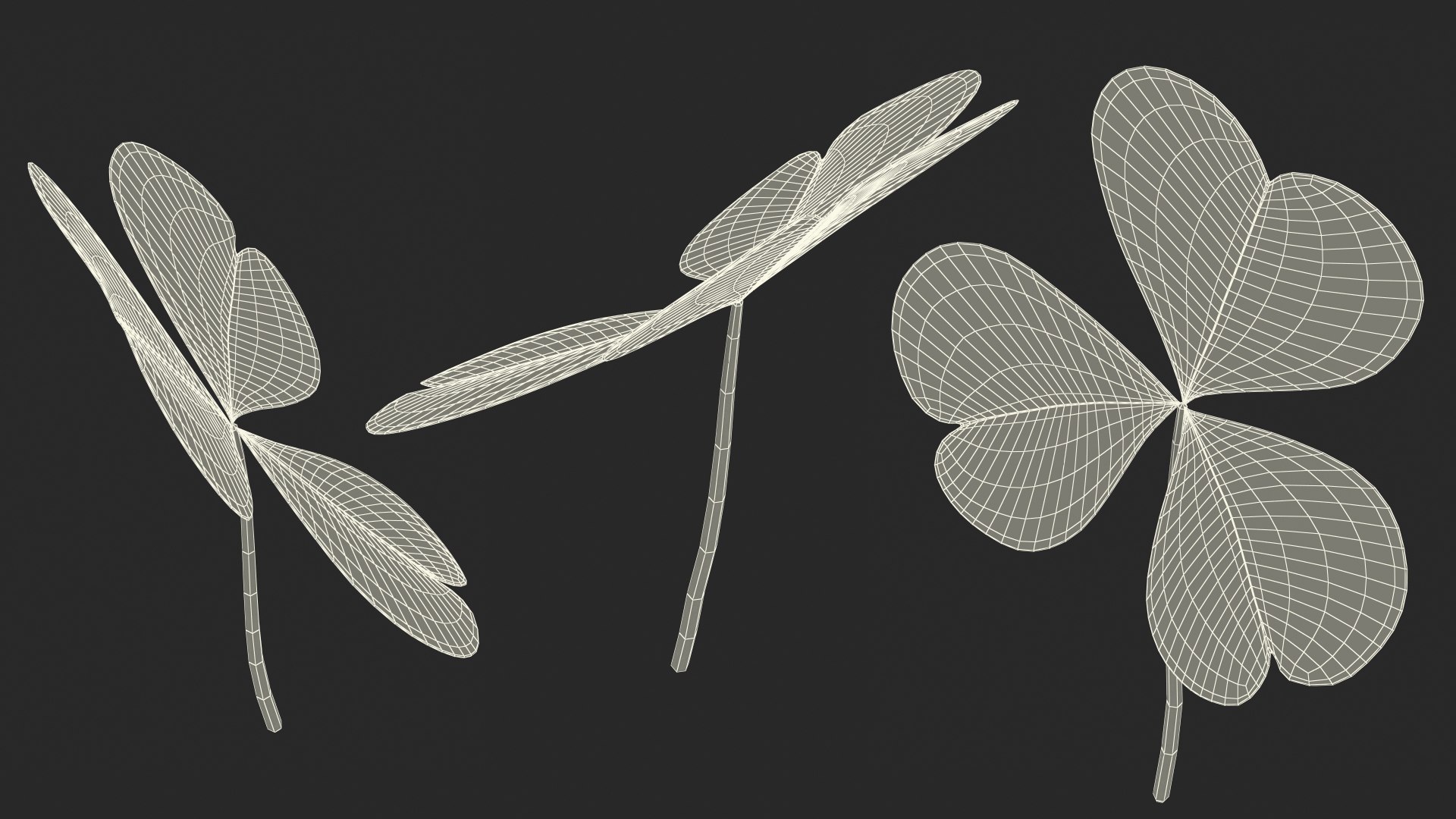 3D leaf clover model https://p.turbosquid.com/ts-thumb/or/Hiauzc/APObgGWc/threeleafclover3dsmodel018/jpg/1592352607/1920x1080/fit_q87/92663aea9c0b64ffe1c692709749fb508ce910b0/threeleafclover3dsmodel018.jpg