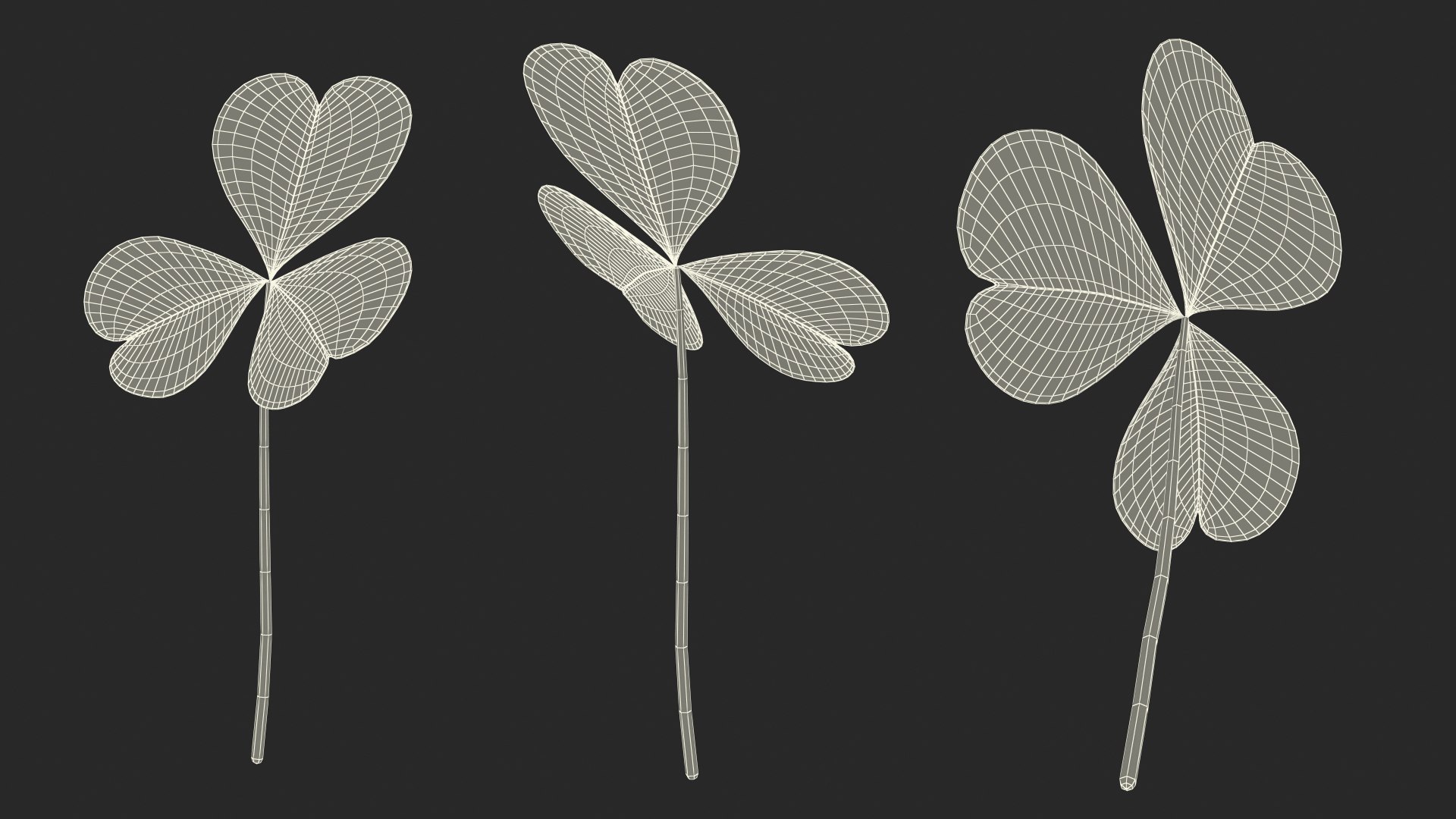 3D leaf clover model https://p.turbosquid.com/ts-thumb/or/Hiauzc/iWhR2I3b/threeleafclover3dsmodel019/jpg/1592352614/1920x1080/fit_q87/0e12633cbf4120eddde54c7273c72b7b4fcd31ae/threeleafclover3dsmodel019.jpg