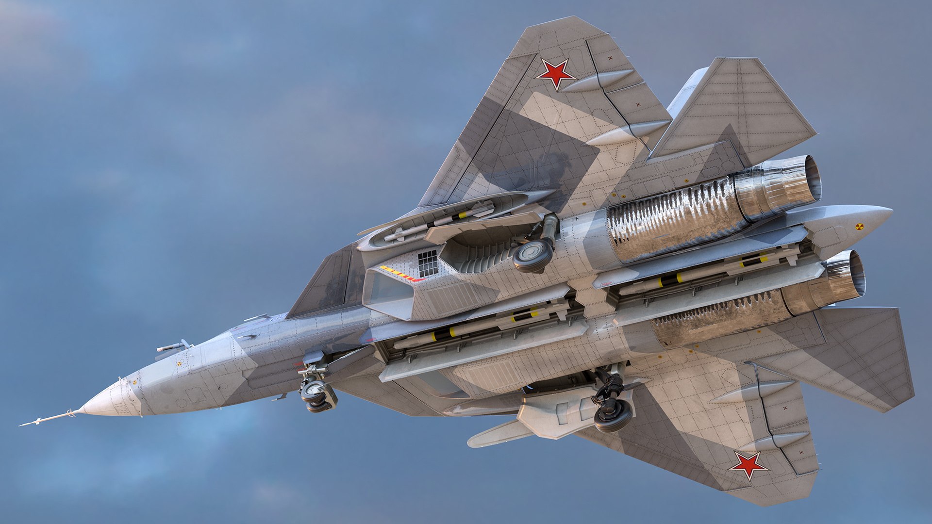 Stealth Multirole Fighter Su57 3D model https://p.turbosquid.com/ts-thumb/or/JdDVbn/Ys/stealth_multirole_fighter_su_57_004/jpg/1774176836/1920x1080/fit_q87/5b352cdf4865d26d5aa942311bed32700f472e52/stealth_multirole_fighter_su_57_004.jpg