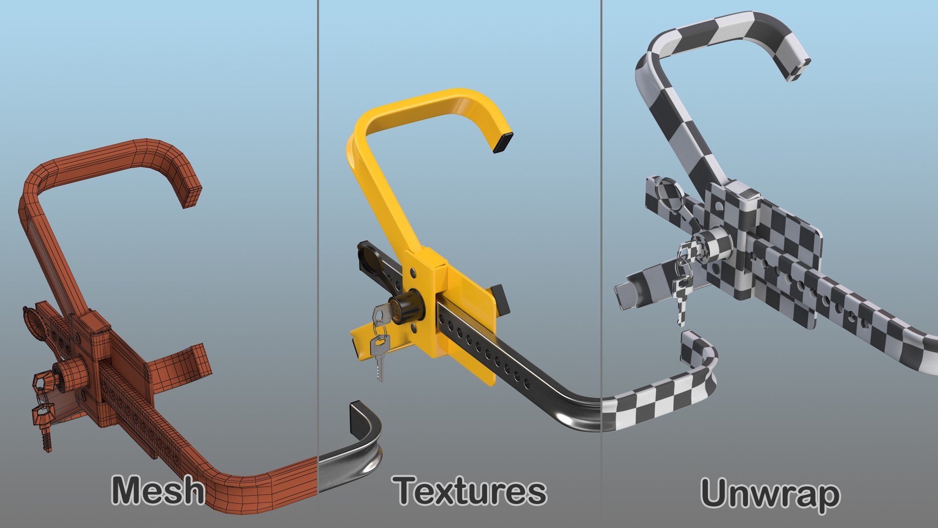 3D anti theft lock clamps https://p.turbosquid.com/ts-thumb/or/KJmlgd/QZg2rZQJ/antitheftlockclampscollectionc4dmodel027/jpg/1606850130/1920x1080/fit_q87/f3de19cbb2b17ef6834a7419391d2b8fec37a328/antitheftlockclampscollectionc4dmodel027.jpg