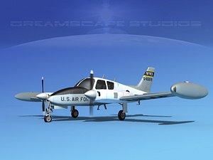 cockpit cessna 3D model