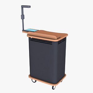 Mobile Presenter Podium 3D model