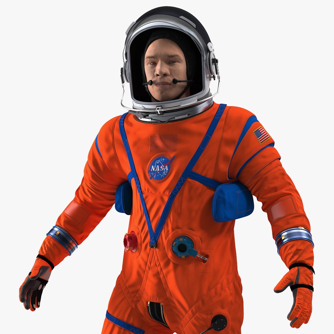 NASA OCSS Astronaut Spacesuit Rigged for Modo 3D model preview