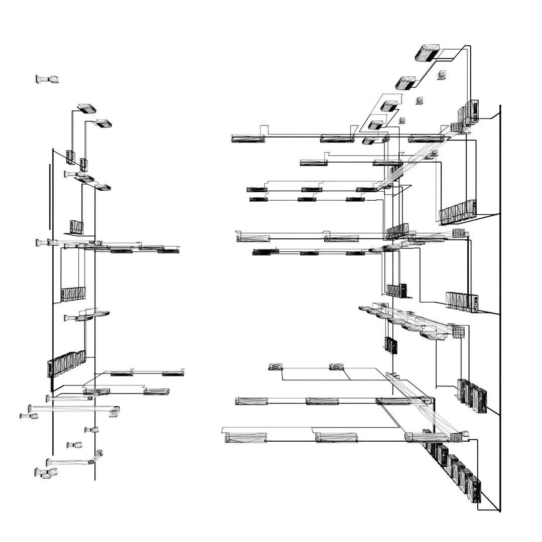 3D Air Conditioning System In Building - TurboSquid 2077762
