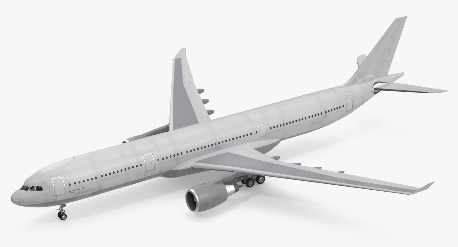 3D Jet Airliner Airbus A330-300 Model - TurboSquid 1234467