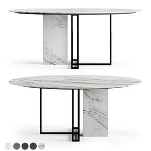Meridiani Plinto Circle Table 180 cm by Andrea Parisio model