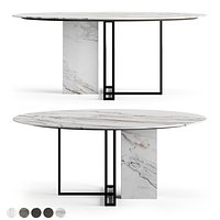 Meridiani Plinto Circle Table 180 cm by Andrea Parisio
