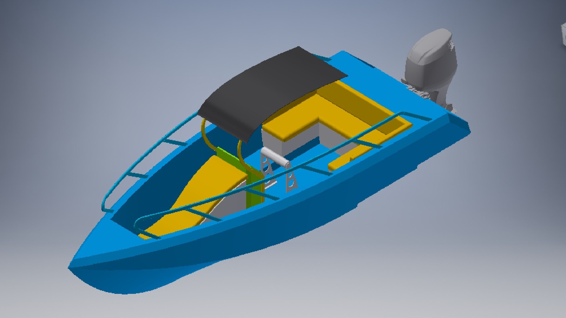 Center Console Fishing Boat 3D TurboSquid 2132822