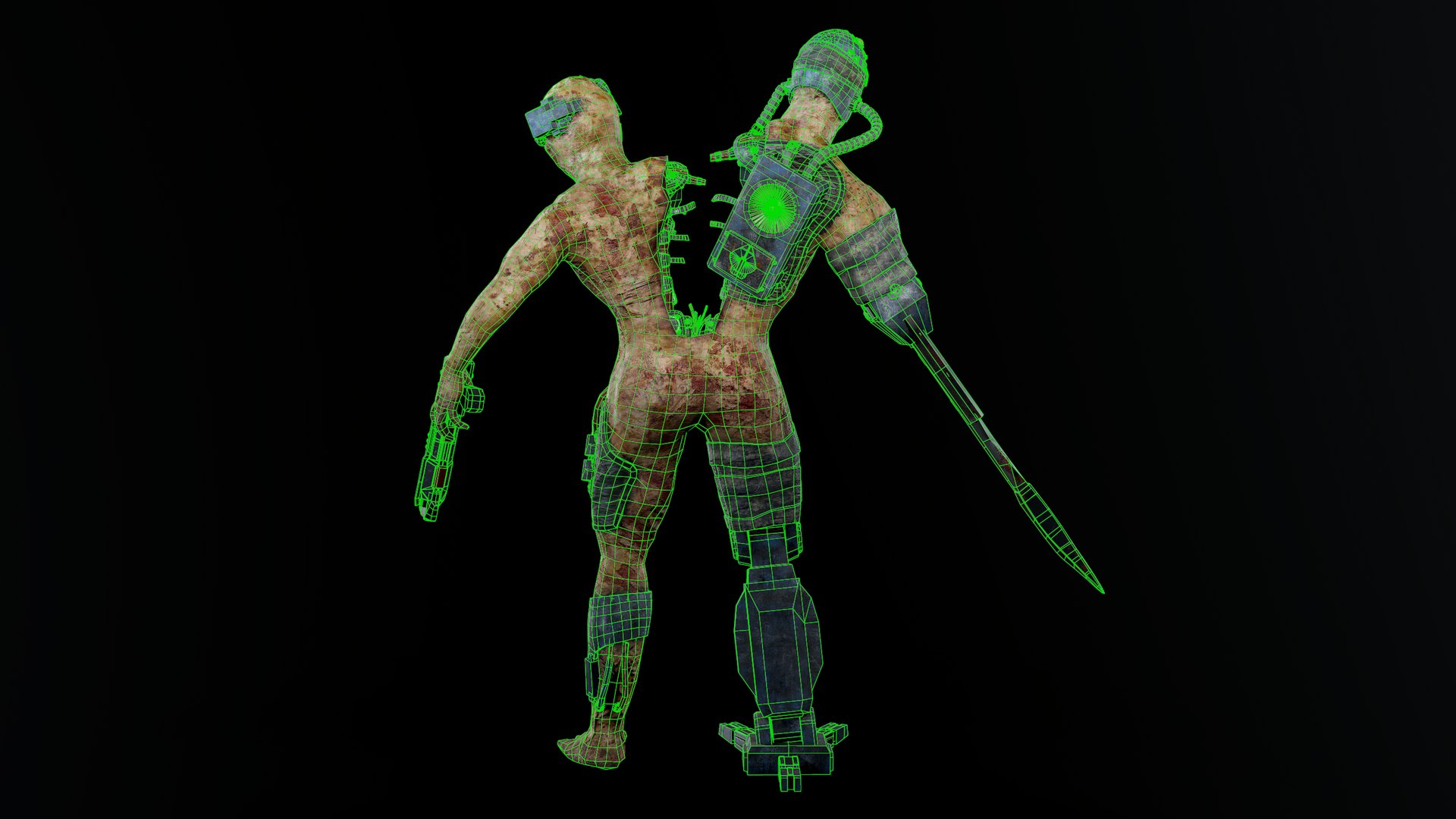 3D Cyber Monsters Model - TurboSquid 1497098