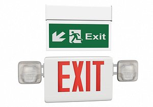 Exit Sign 3D model