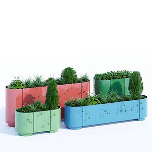 planter metal model