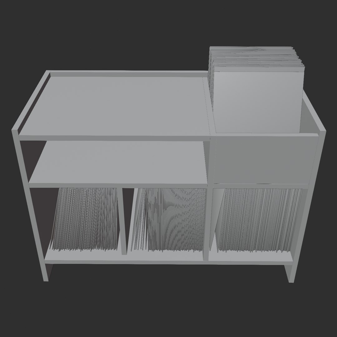 3D Vinyl Storage Model - TurboSquid 1675903