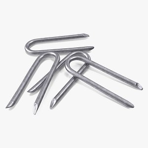 Pile of U-type Flat Head Nails