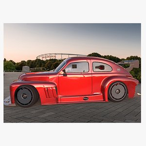 3D volvo pv 544 GT3 raacecar