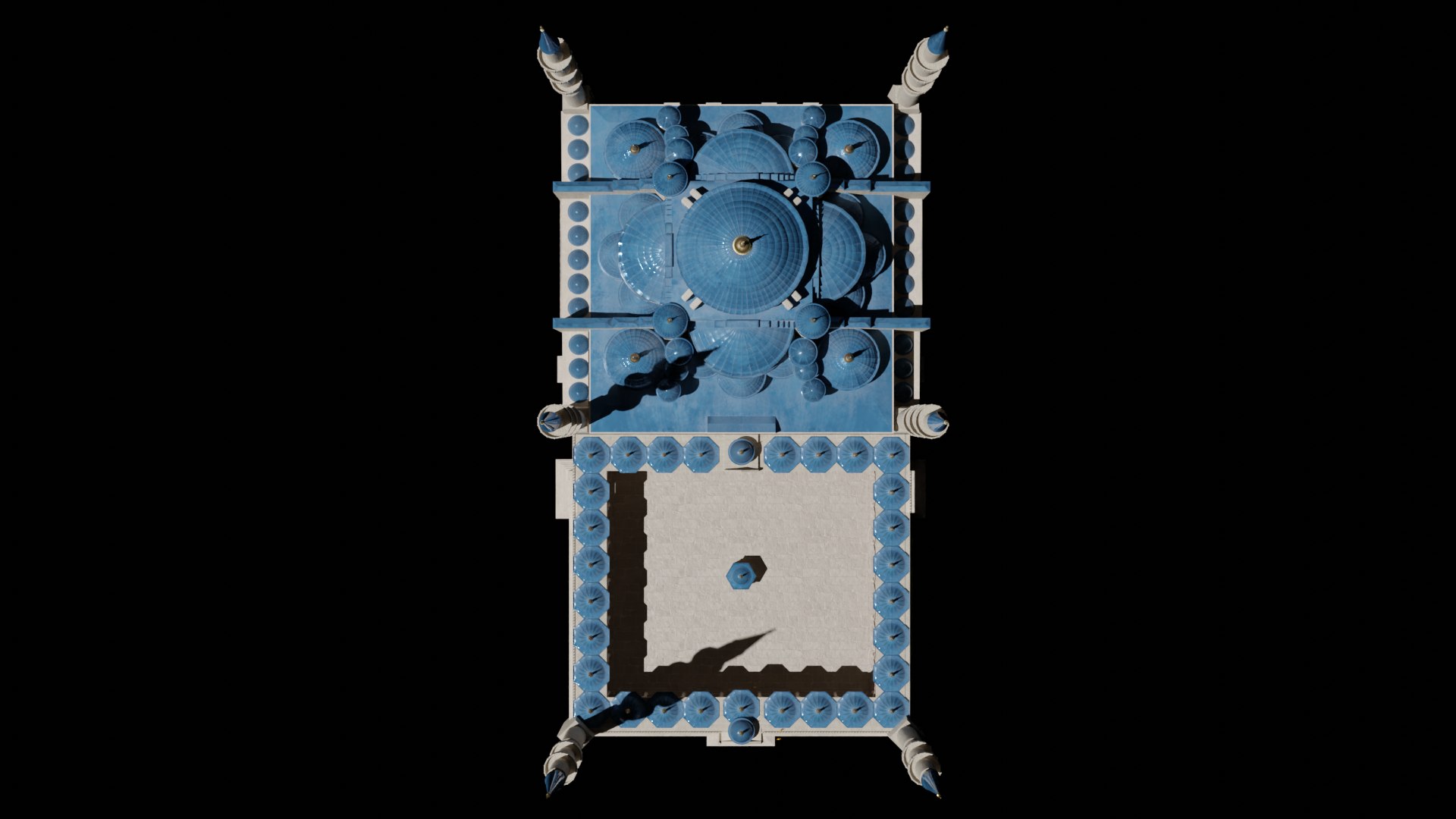 Blue Mosque 3D Model - TurboSquid 2101648