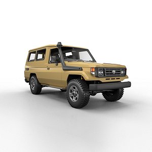 3D 2006 Toyota Land Cruiser J78