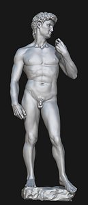 3d model david statue