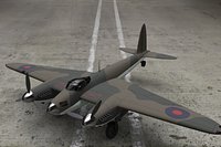 VINTAGE AIRPLANE - The de Havilland DH98 Mosquito