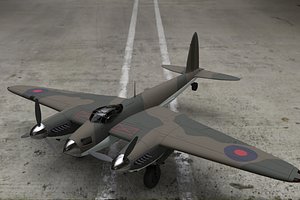 VINTAGE AIRPLANE - The de Havilland DH98 Mosquito