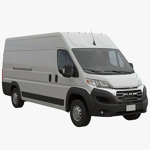 2024 Ram ProMaster L4H2 Detailed interior 3D