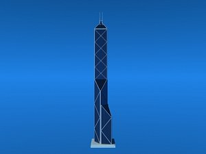 hong kong skyscraper obj