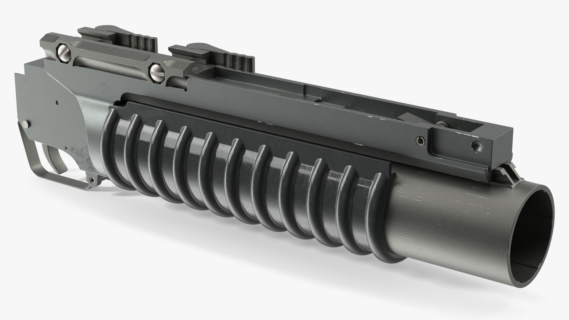 Grenade Launcher M203 3D model preview
