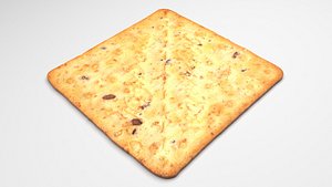 3D model Square Bio Cracker