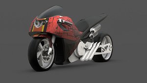 Canyon Carver Concept Motorcycle 3D Model Low-poly 3D model 3D model