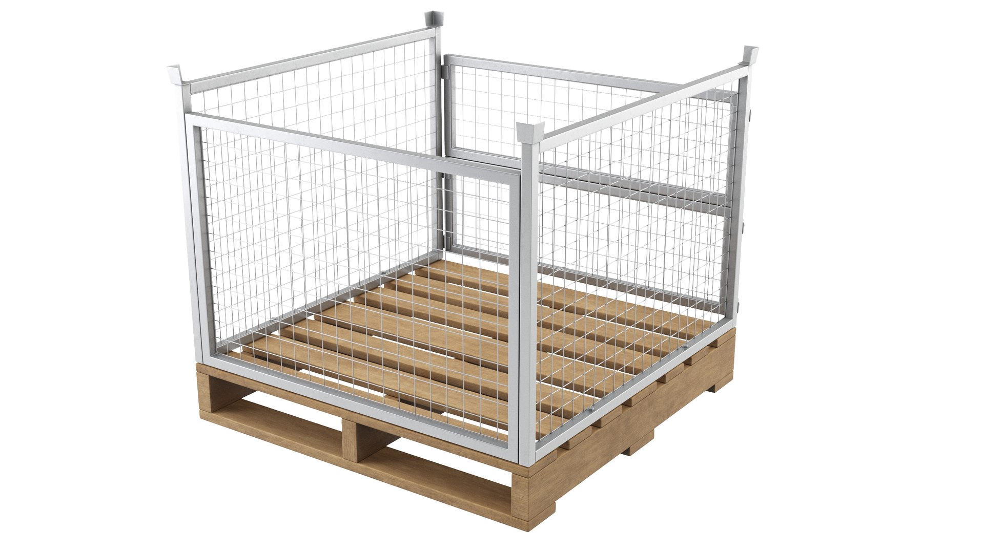 Collapsible Mesh Metal Pallet Cage 3D https://p.turbosquid.com/ts-thumb/os/HWn8Jv/1V/cage_0017/jpg/1743331992/1920x1080/fit_q87/a2314a05150bc126650e4da27db1350583538e1e/cage_0017.jpg