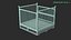 Collapsible Mesh Metal Pallet Cage 3D