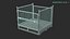 Collapsible Mesh Metal Pallet Cage 3D
