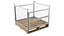 Collapsible Mesh Metal Pallet Cage 3D