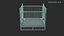 Collapsible Mesh Metal Pallet Cage 3D