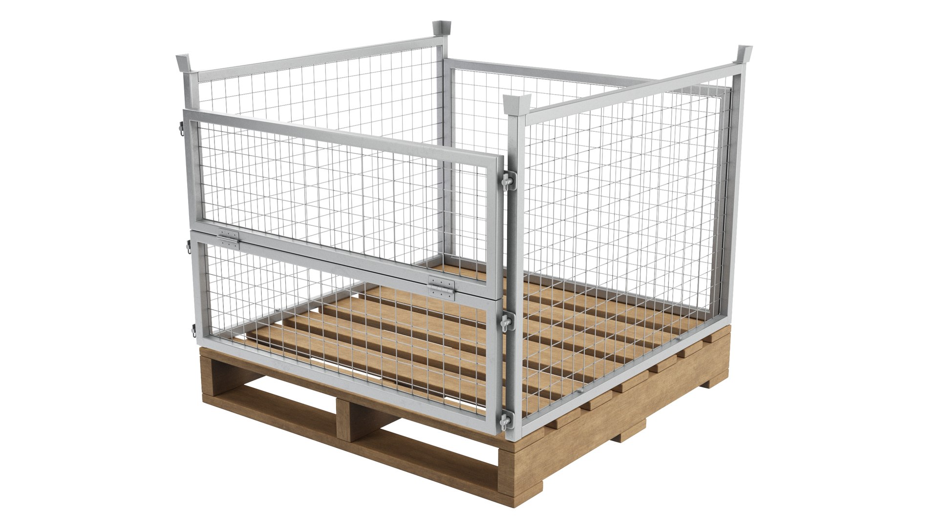 Collapsible Mesh Metal Pallet Cage 3D https://p.turbosquid.com/ts-thumb/os/HWn8Jv/qZ/cage_0012/jpg/1743331990/1920x1080/fit_q87/26ea29f60d5b9aaa15bd0a13aca02172943293c7/cage_0012.jpg
