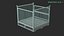 Collapsible Mesh Metal Pallet Cage 3D