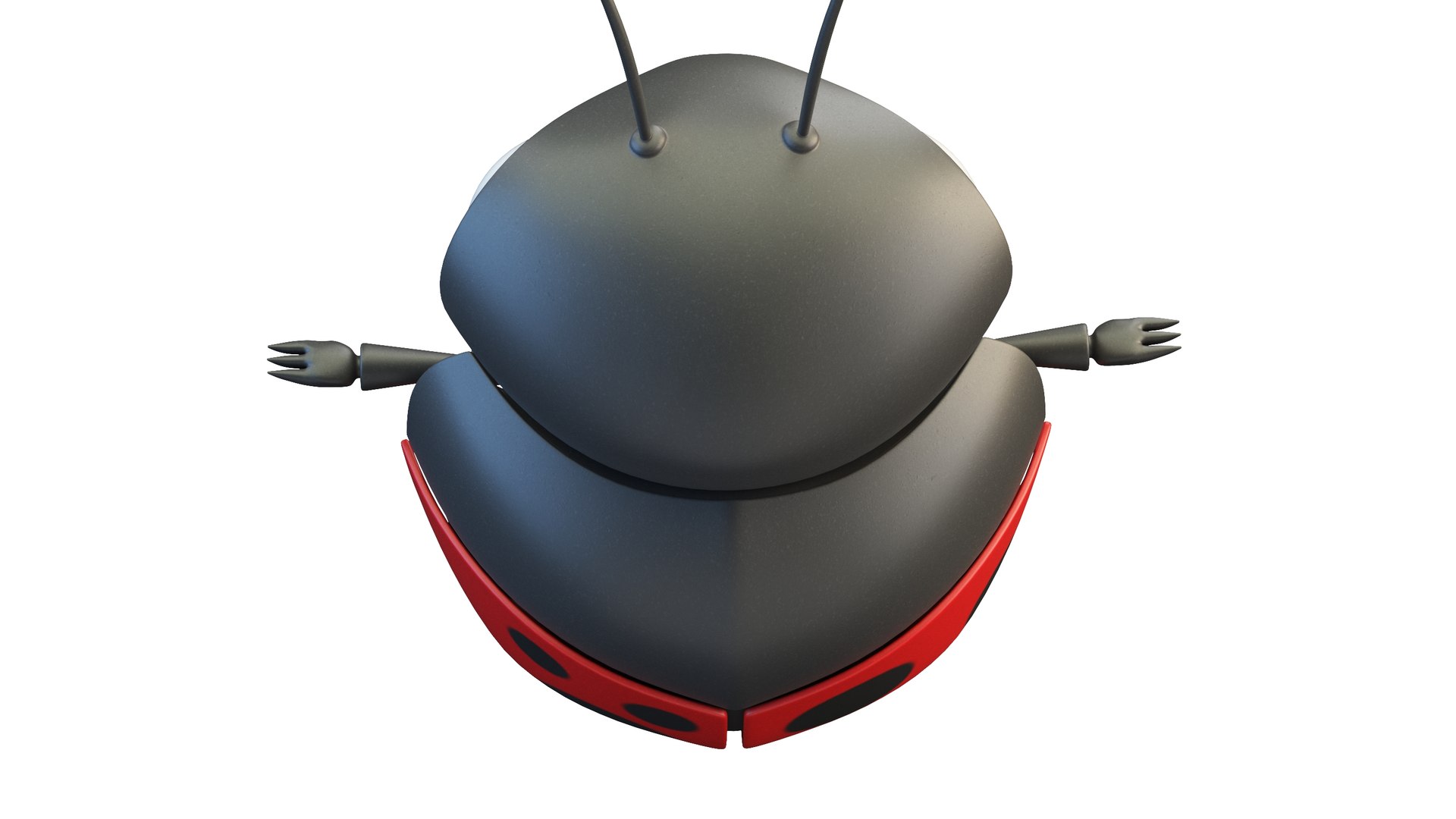 3D Cartoon Ladybug Character Model - TurboSquid 2070244