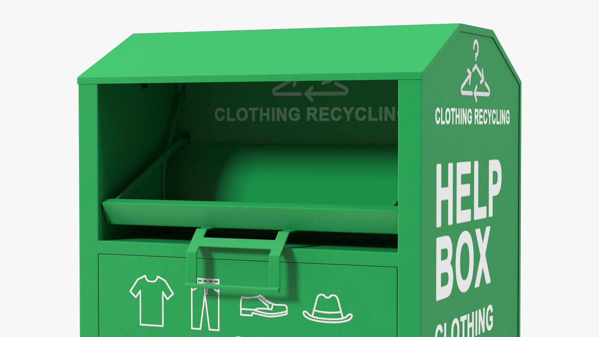 3D Model Drop Box For Clothes And Shoes Rigged - TurboSquid 2051020