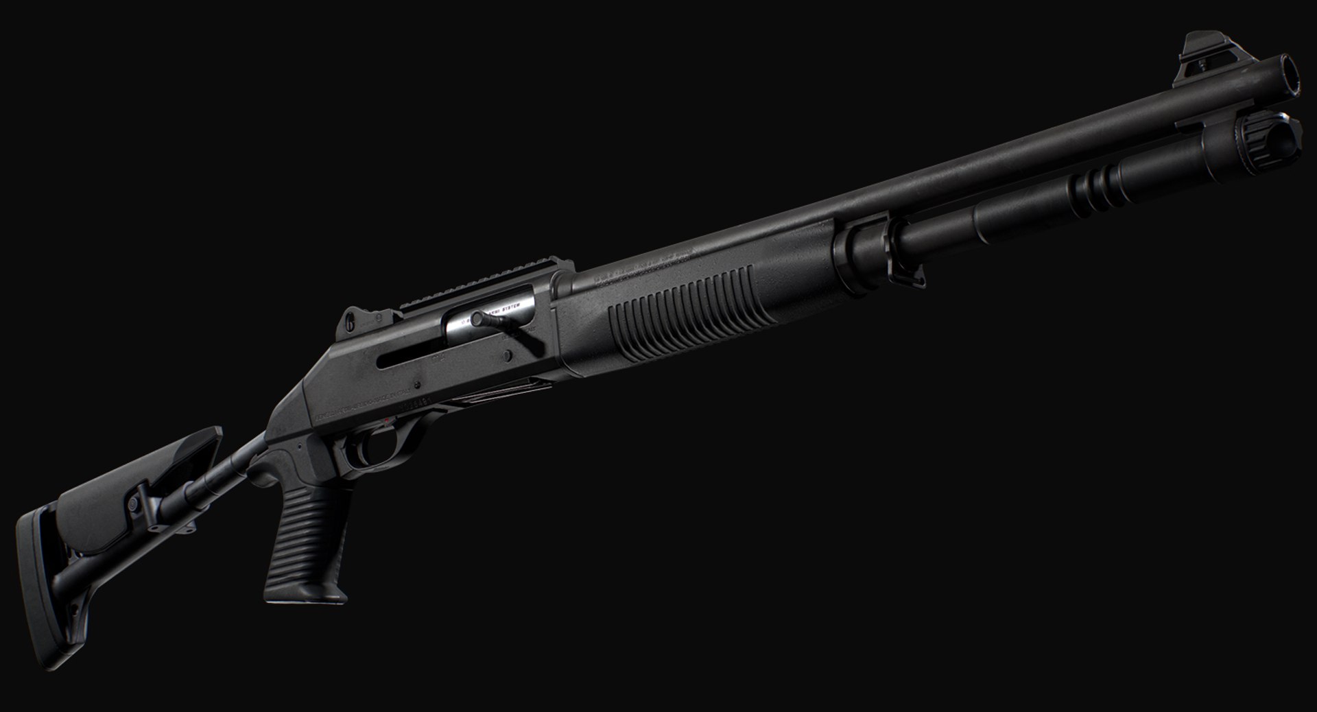 Benelli M4 Super 90 3D - TurboSquid 1639531