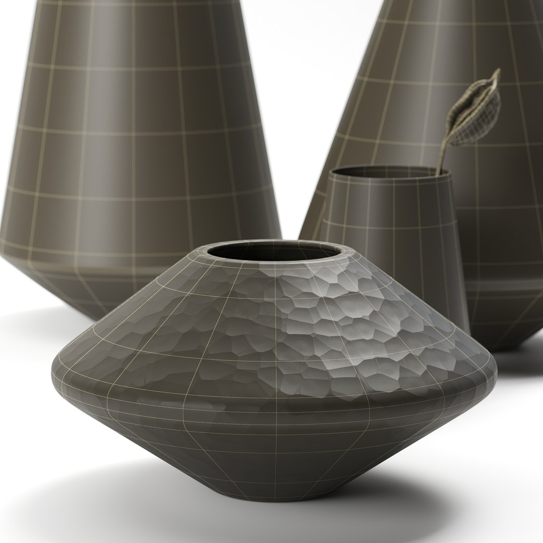 3D Set Vases - TurboSquid 1507544
