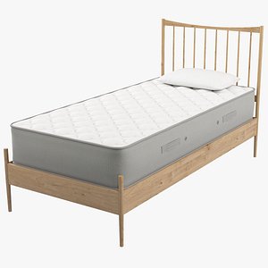 3D model Twin XL Bed