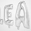 Foil Balloon Silver Words Please Marry Me