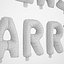 Foil Balloon Silver Words Please Marry Me